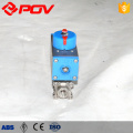 Easy mounting 3pc stainless steel 1000 wog ball valve